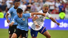 Uruguay y Estados Unidos juegan en Kansas City. Uruguay y Estados Unidos juegan en Kansas City.