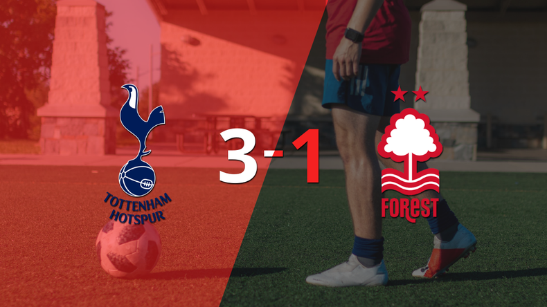 Con dos goles de Harry Kane, Tottenham venció a Nottingham Forest