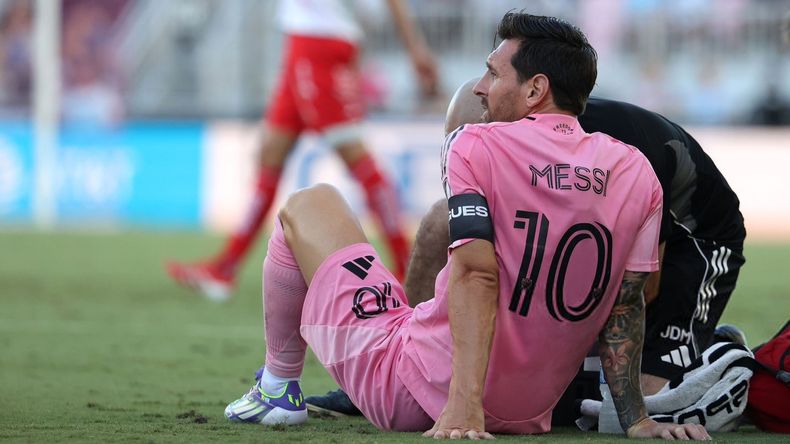 Lionel Messi se había lesionado el 2 de agosto en el duelo ante Necaxa por Leagues Cup. 