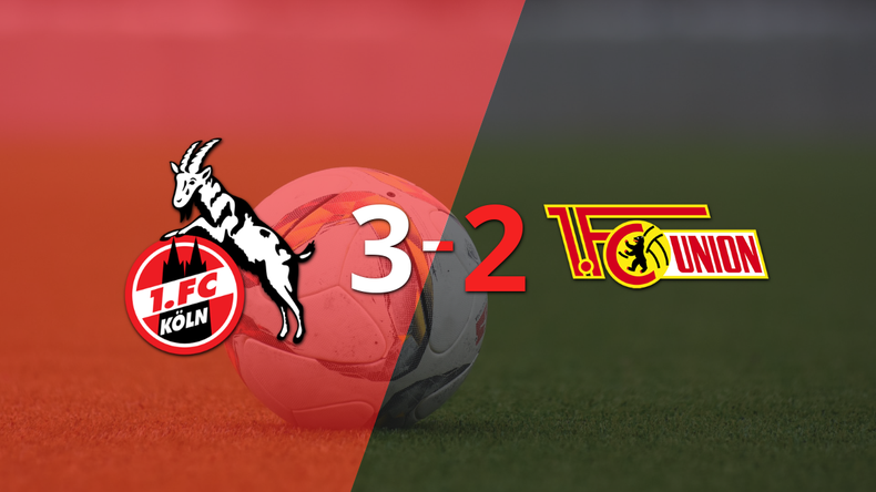Triunfo 3-2 de Colonia frente a Unión Berlín