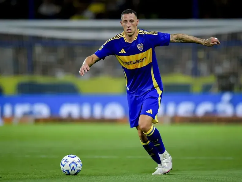 Cristian Lema en Boca.