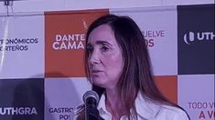 Victoria Villarruel participó del festejo del día del trabajador UTHGRA y dio discurso contra el Estado y la inclusión Victoria Villarruel participó del festejo del día del trabajador UTHGRA y dio discurso contra el Estado y la inclusión