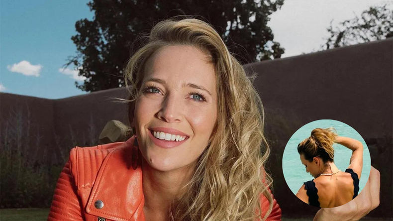 Luisana Lopilato se sumó a la moda de las enterizas..