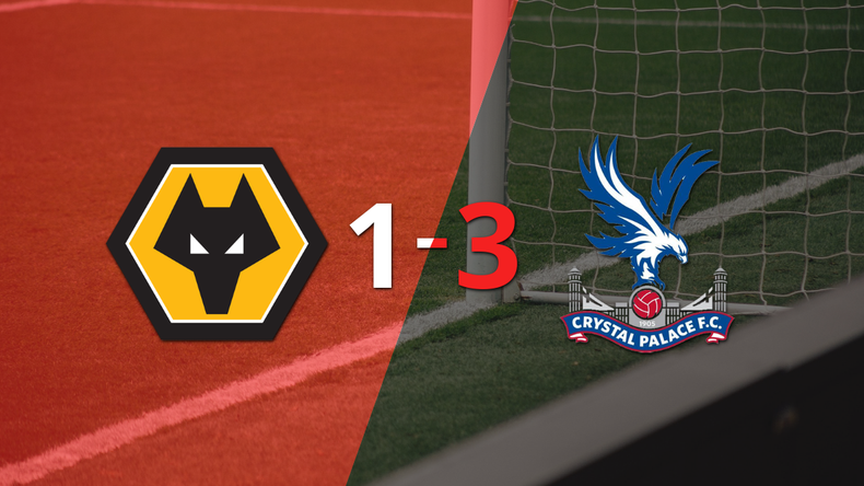 En una fiesta de goles, Crystal Palace liquidó a Wolverhampton por 3 a 1