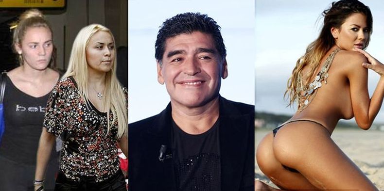 Maradona cambió dos rubias por una morocha: Karina Jelinek