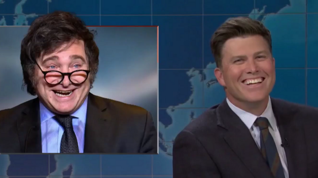 SNL bromeó sobre la relación entre Trump y Milei.