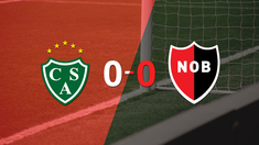 sin goles, sarmiento y newell`s igualaron el partido