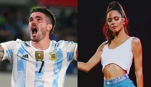 Tini llegó a Qatar para ver a Rodrigo de Paul