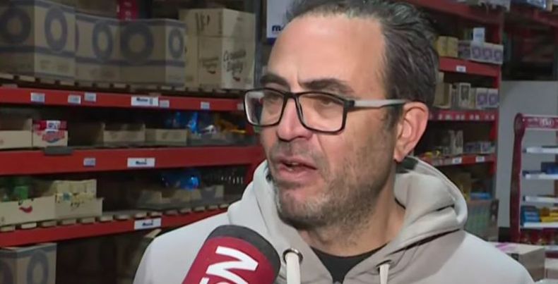 Daniel, encargado del supermercado mayorista, habló con C5N. 