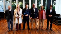 Javier Milei estuvo acompañado por la secretaria de la Presidencia, su hermana Karina.