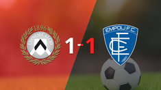 empate a uno entre udinese y empoli