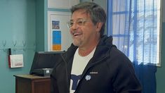 Ricardo Caruso Lombardi votó llegó a las 12.40 a la Escuela N°9&nbsp;