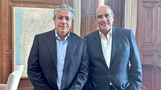 Rolando Figueroa junto a Guillermo Francos.&nbsp;