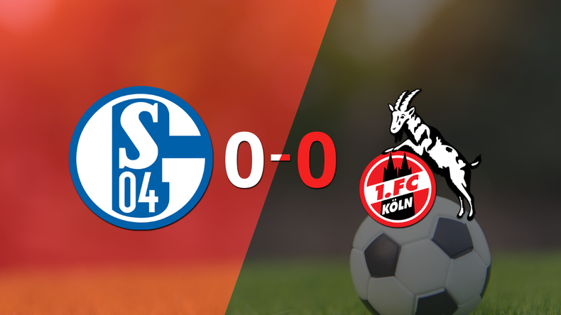 No hubo goles en el empate entre Schalke 04 y Colonia