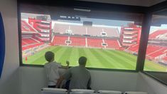 El palco sensorial en el estadio de Independiente.