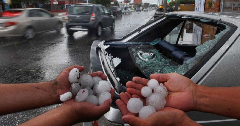 Siete provincias tienen alerta de granizo para este sábado.