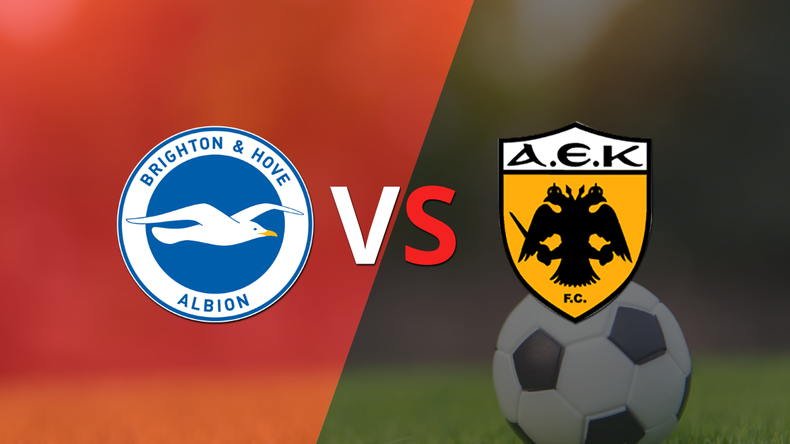 AEK sacó el triunfo ante Brighton and Hove a pesar del doblete de João Pedro