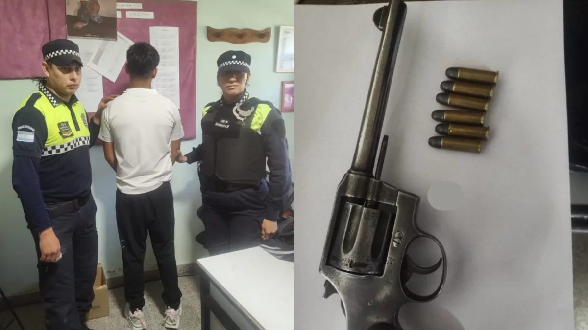 Otro alumno armado en una escuela: fue con un revólver cargado con 6 balas y lo redujeron en clases