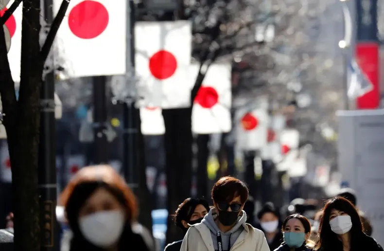Japón reportó una cifra récord de Covid-19.