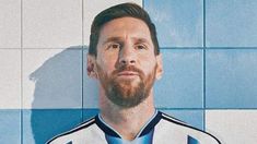 Lionel Messi y una foto con la nueva camiseta de la Selección argentina. Lionel Messi y una foto con la nueva camiseta de la Selección argentina.