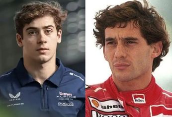 Franco Colapinto y Ayrton Senna.