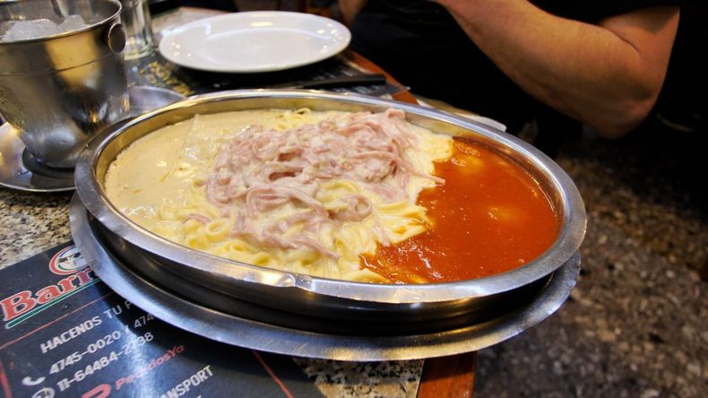 Tres pastas , el plato estrella del restaurante de Gran Sport