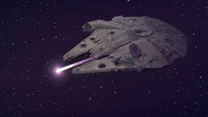 El Halcón Milenario de la franquicia de Star Wars podía superar la velocidad de la luz, al igual del Enterprise en Star Trek. El Halcón Milenario de la franquicia de Star Wars podía superar la velocidad de la luz, al igual del Enterprise en Star Trek.