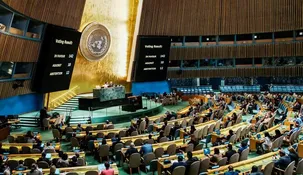 La resolución obtuvo 123 adhesiones, 52 abstenciones y tres rechazos: Argentina, Estados Unidos e Israel.