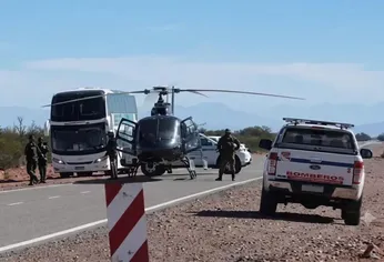 Un helicóptero cayó en San Juan y murieron siete personas.