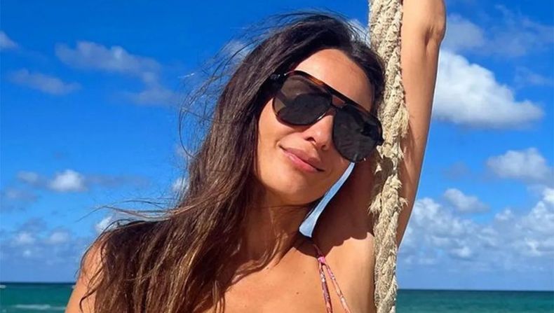 Pampita en Punta Cana.&nbsp;