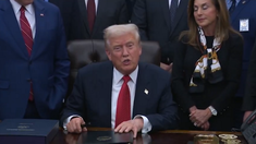 Donald Trump, presidente de Estados Unidos. Donald Trump, presidente de Estados Unidos.