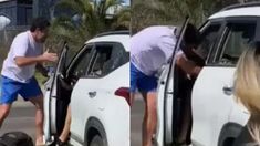 Toda la escena fue registrada por gente que se encontraba en el lugar. Toda la escena fue registrada por gente que se encontraba en el lugar.