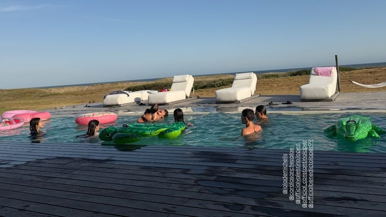 Wanda está de nuevo con sus hijas en la mansión de Punta del Este