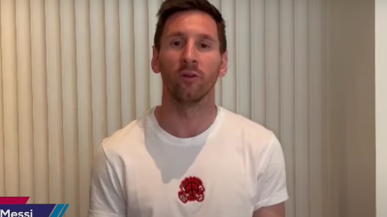 Lionel Messi y los hijos de Maradona difundieron un video homenaje al Diez.