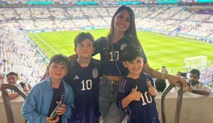 “Para ser campeón…”, Thiago, Mateo y Ciro Messi alentaron a la Selección argentina
