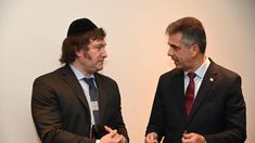 Javier Milei y Eli Cohen