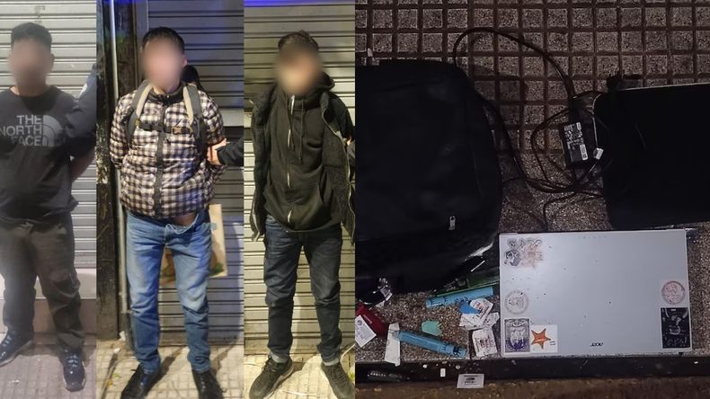 Tres chilenos de 28