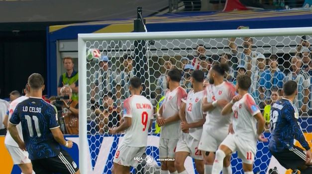 Lo Celso fue el encargado de abrir el marcador.