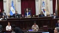 Villaruel presidió su primera sesión en la Cámara Alta.