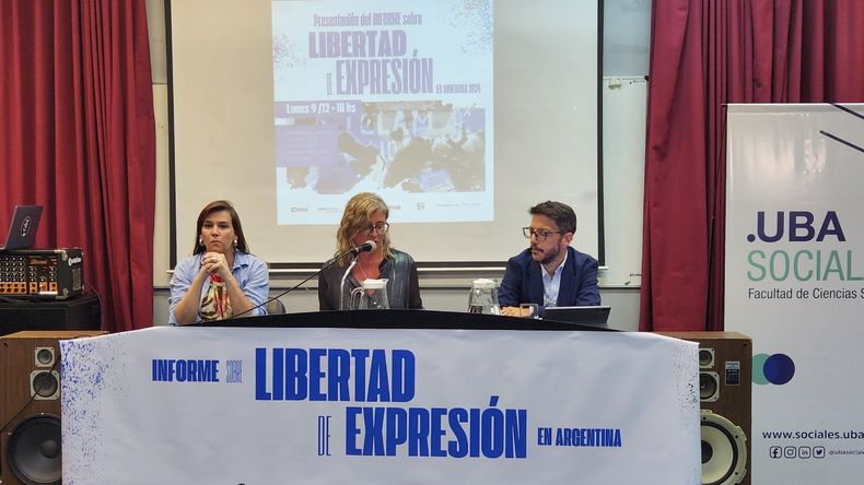 La UBA presentó un informe sobre la libertad de expresión durante el primer año de gestión de Javier Milei