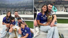 Antonela Roccuzzo y Lionel Messi posteo para su Campeón. Antonela Roccuzzo y Lionel Messi posteo para su Campeón.