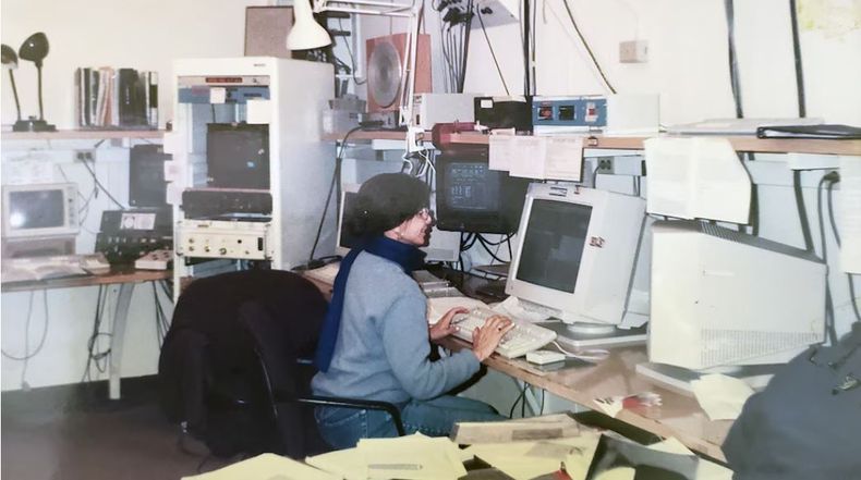 En el Observatorio Interamericano de Cerro Tololo, Chile.