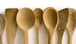 Cómo limpiar las cucharas de madera