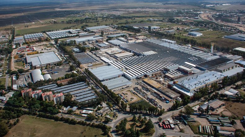Vista aérea de la planta de Renault en Córdoba.