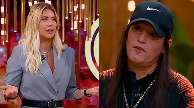 La conductora del reality quedó anonadada con el comentario del cantante.