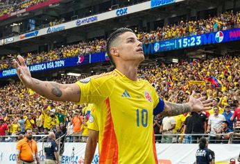 James Rodríguez, la gran figura de Colombia en el triunfo sobre Panamá.