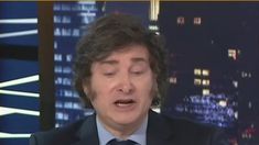 Javier Milei visitó el estudio de LN+.