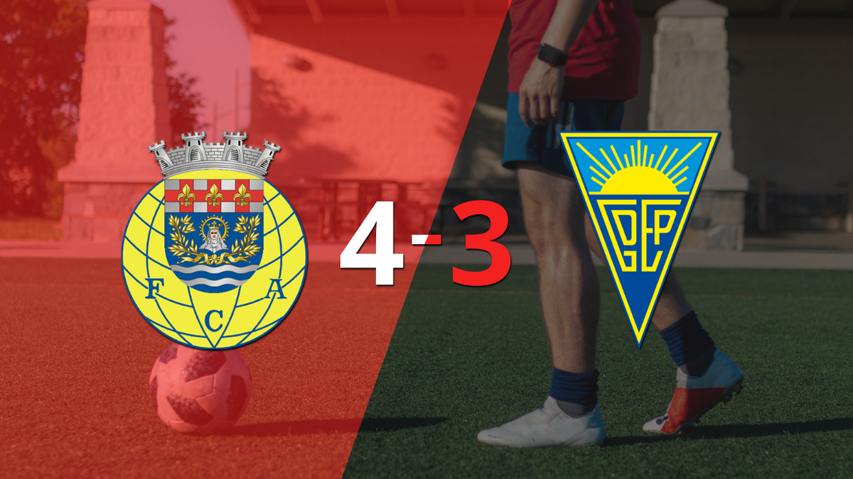 Contundente 4-3 de Arouca sobre Estoril