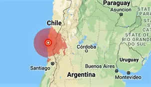 Sismo en Chile de magnitud 6,1 se sintió en Mendoza y San Juan