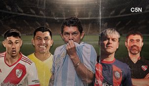 Bareiro (River), Medel (Boca), Rodríguez (Atlético Tucumán), Reali (San Lorenzo) y Vaccari (Independiente).